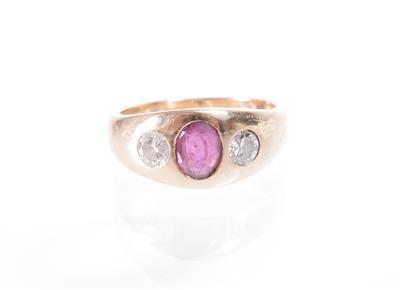 Brillantring zus. ca. 0,45 ct - Schmuck, Kunst und Antiquitäten