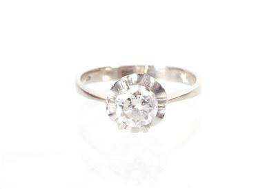 Solitärring ca. 0,75 ct - Jewellery, antiques and art