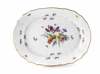 Ovale Platte, Meissen, 1860-1924 - Antiques