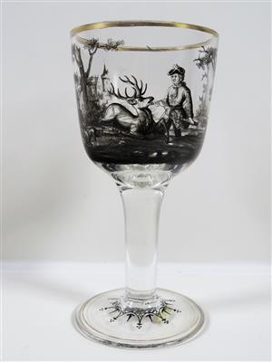 Pokal, Josef Lenhardt, Steinschönau um 1900 - Glas, Porzellan und Keramik