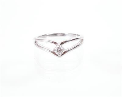 Solitärring ca. 0,20 ct - Jewellery, antiques and art