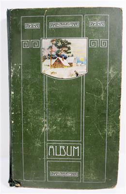 Ansichtskartensammlung um 1910-1918 in Album - Gioielli, arte e antiquariato