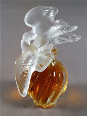 Parfumflakon "L'Air du Temps", Entwurf Marc Lalique 1951 für Nina Ricci, Frankreich letztes Vierel 20. Jahrhundert - Arte, antiquariato e gioielli