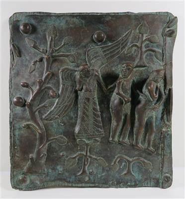 Bronze-Abguss einer Tafel der Basilika San Zeno Maggiore in Verona - Umění, starožitnosti, šperky