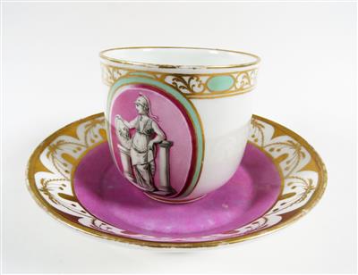 Alt-Wiener Tasse, Wiener Porzellanmanufaktur 1787 - Jewellery, antiques and art