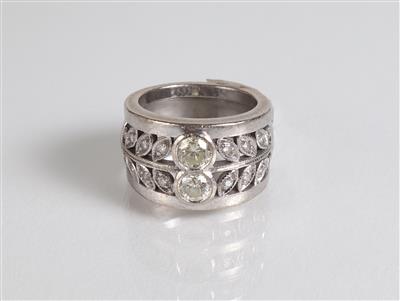 Brillantdiamantring zus. ca. 0,80 ct - Gioielli e orologi