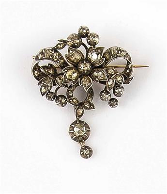 Diamantrautenbrosche - Jewellery and watches