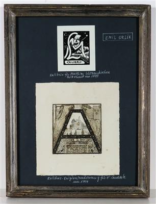 Zwei Exlibris - Schmuck, Kunst und Antiquitäten