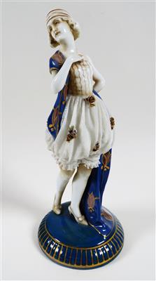 Weibliche Figur mit Tuch, - Gioielli, arte e antiquariato