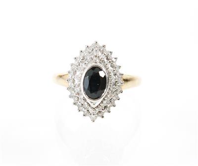 Diamantdamenring zus. ca. 0,40 ct - Gioielli, arte e antiquariato