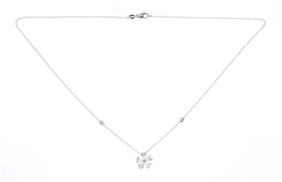 Diamant Collier zus. ca. 0,85 ct - Klenoty, umění a starožitnosti