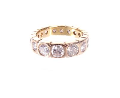 Memoryring zus. ca. 1,75 ct - Jewellery, antiques and art