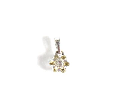 Solitaranhänger ca. 0,20 ct - Schmuck, Kunst und Antiquitäten