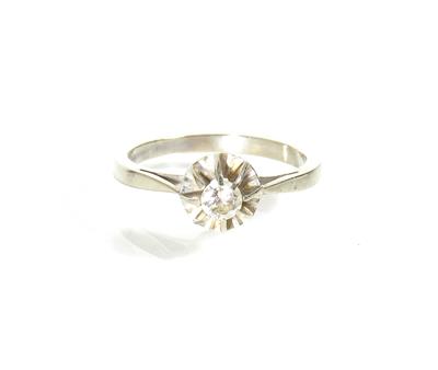 Solitärring ca. 0,15 ct - Jewellery, antiques and art