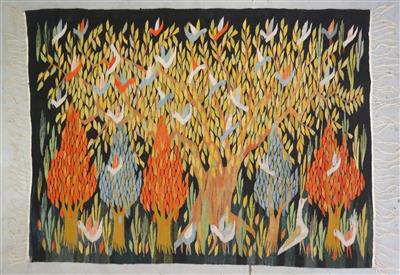 Flachweb-Bildteppich, wohl Nordafrika um 1970 - Gioielli, arte e antiquariato