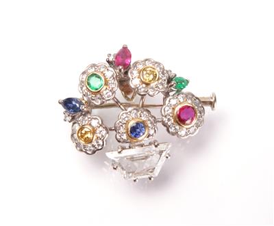 Blumenbukettbrosche - Jewellery and watches