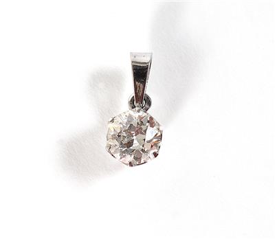 Altschliffdiamantanhänger ca.0,95 ct - Jewellery and watches