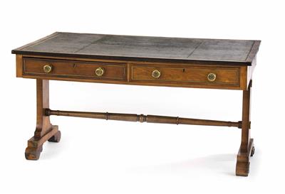 Englischer Partner's desk, Regency-Periode um 1830 - Klenoty, umění a starožitnosti