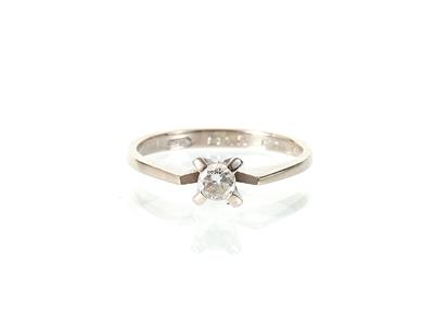 Solitärring 0,19 ct - Schmuck, Kunst und Antiquitäten