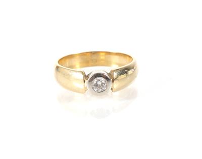 Brillantring ca. 0,15 ct - Schmuck und Uhren