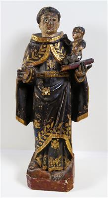 Hl. Antonius, Iberisch, frühes 19. Jahrhundert - Jewellery, antiques and art