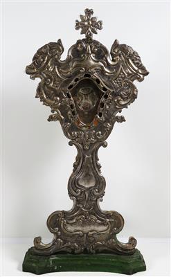 Ostensorium im Rokokostil, 1. Hälfte 19. Jahrhundert - Gioielli, arte e antiquariato
