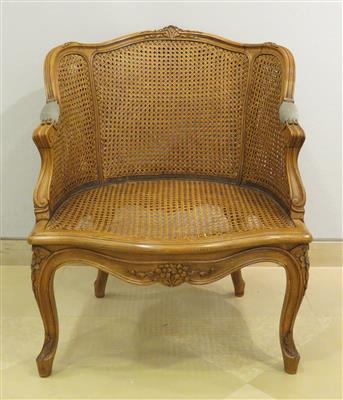 Rundfauteuil im Barockstil, 20. Jahrhundert - Jewellery, antiques and art