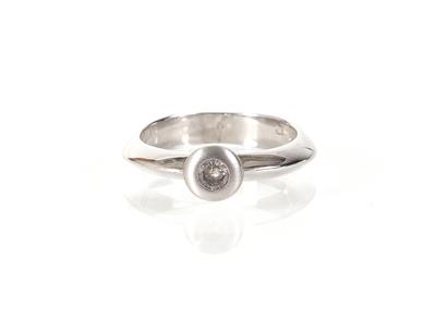 Solitärring 0,12 ct - Jewellery, antiques and art