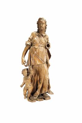 Minerva? mit Putto, Alpenländisch um 1600 - Gioielli, arte e antiquariato