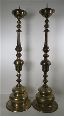 Paar Kerzenleuchter im Frühbarockstil - Jewellery, antiques and art