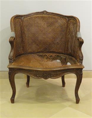 Rundfauteuil im Barockstil, 20. Jahrhundert - Gioielli, arte e antiquariato