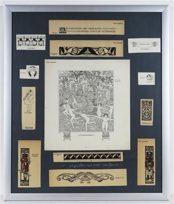 Vignettensammlung aus Ver Sacrum, um 1900 - Gioielli, arte e antiquariato