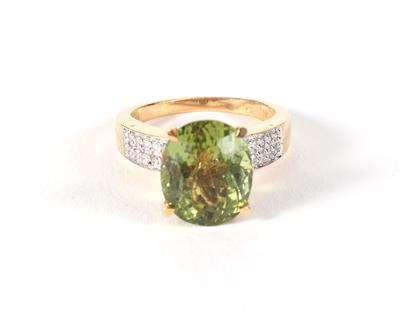 Diamantdamenring - Jewellery, antiques and art