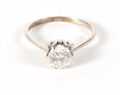 Solitärring ca. 0,85 ct - Jewellery, antiques and art