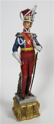 Napoleonischer Offizier der Kavallerie, Capodimonte, Italien 20. Jahrhundert - Schmuck, Kunst & Antiquitäten