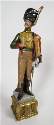 Napoleonischer Offizier der Kavallerie, Capodimonte, Italien 20. Jahrhundert - Klenoty, umění a starožitnosti