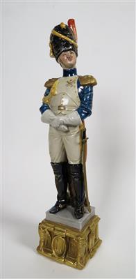 Napoleonischer Offizier der Kavallerie, Capodimonte, Italien 20. Jahrhundert - Jewellery, antiques and art