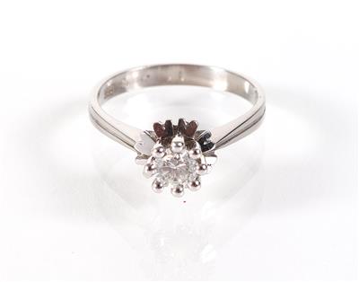 Solitärring 0,33 ct - Schmuck, Kunst & Antiquitäten