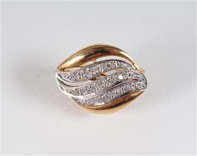 Diamant-Perlkettenverkürzer zus. ca. 0,15 ct - Jewellery, antiques and art