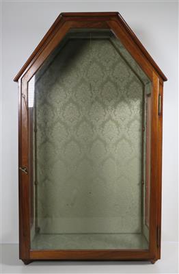 Biedermeier-Uhrenkasten - Vitrine, 1. Hälfte 19. Jahrhundert - Klenoty, umění a starožitnosti