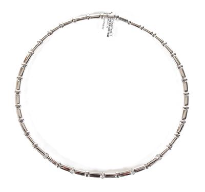 Diamantcollier zus. ca. 0,25 ct - Schmuck, Kunst & Antiquitäten