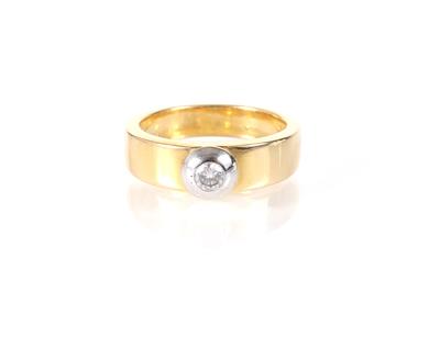 Solitärring 0,16 ct - Jewellery, Works of Art and art