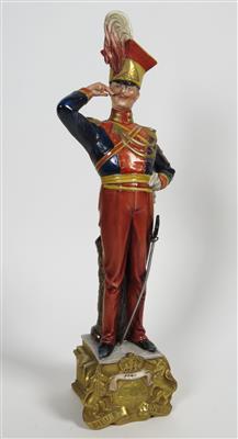 Britischer Offizier der Kavallerie, Capodimonte, Italien 20. Jahrhundert - Klenoty, umění a starožitnosti