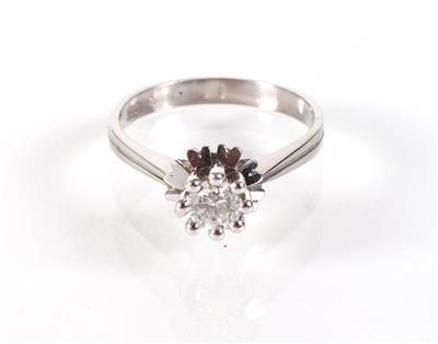 Solitärring 0,33 ct - Jewellery, antiques and art