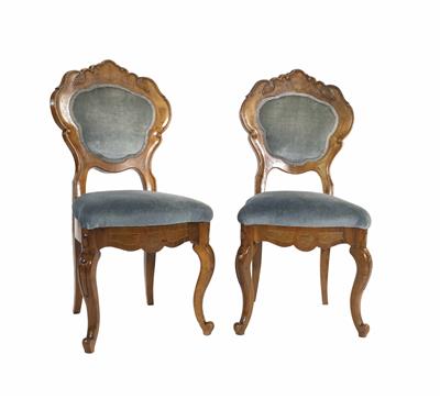Paar oberitalienische Sessel, wohl Venetien, um 1850 - Schmuck, Kunst und Antiquitäten
