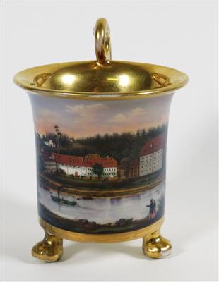 Ansichten-Tasse, Schney, 19. Jahrhundert - Jewellery, antiques and art
