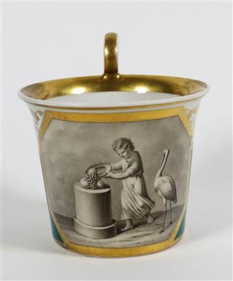 Tasse, kaiserliche Manufaktur, Wien 1823 - Schmuck, Kunst & Antiquitäten