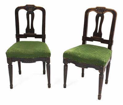 Paar josefinische Sessel, Österreich um 1780/1800 - Schmuck, Kunst & Antiquitäten