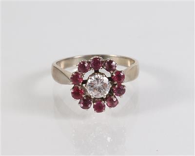 Brillant Rubin Ring - Gioielli, arte e antiquariato