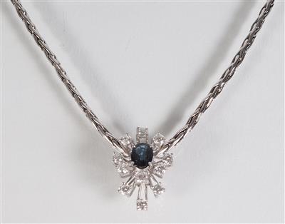 Brillant Saphir Collier - Gioielli, arte e antiquariato